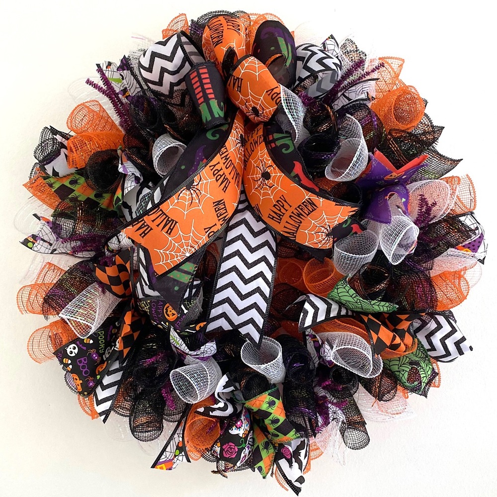 Halloween Wreath Door Wreath Halloween Decor